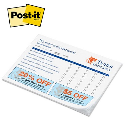 Custom Printed Post-it® Notes (6"x8") 50 Sheets/ 4 Color